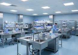 a-modern-hospital-pathology-lab-layout-rows-of-stainless-steel-workstations-with